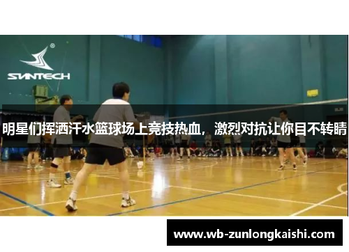 明星们挥洒汗水篮球场上竞技热血，激烈对抗让你目不转睛